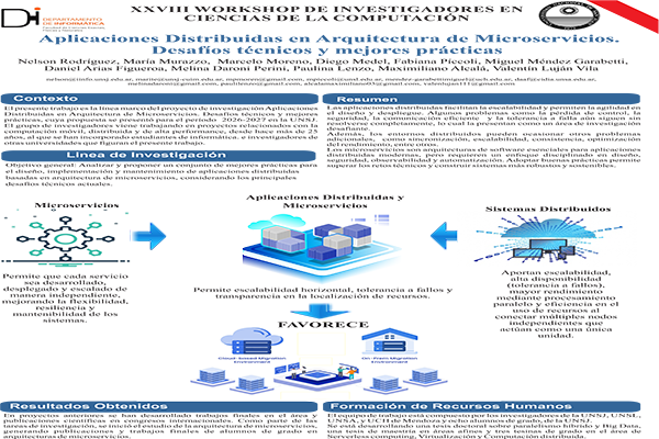 Aplicaciones Distribuidas en Arquitecturade Microservicios